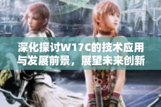 深化探讨W17C的技术应用与发展前景，展望未来创新趋势与机遇