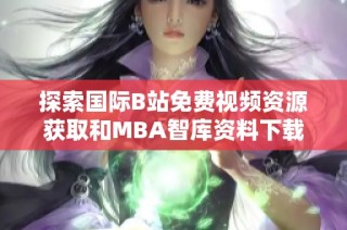 探索国际B站免费视频资源获取和MBA智库资料下载的最佳途径