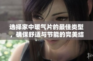 选择家中暖气片的最佳类型，确保舒适与节能的完美结合