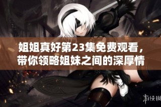 姐姐真好第23集免费观看，带你领略姐妹之间的深厚情谊