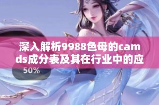 深入解析9988色母的camds成分表及其在行业中的应用价值