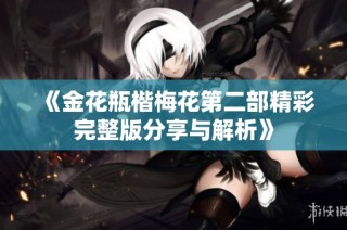 《金花瓶楷梅花第二部精彩完整版分享与解析》
