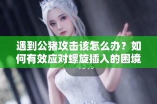 遇到公猪攻击该怎么办？如何有效应对螺旋插入的困境
