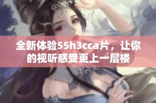 全新体验55h3cca片，让你的视听感受更上一层楼