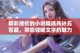 精彩绝伦的小说精选共计五百篇，带您领略文字的魅力与深度