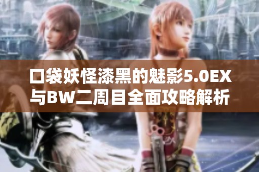 口袋妖怪漆黑的魅影5.0EX与BW二周目全面攻略解析与技巧分享