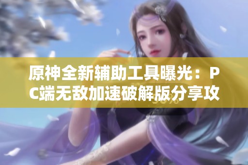原神全新辅助工具曝光：PC端无敌加速破解版分享攻略