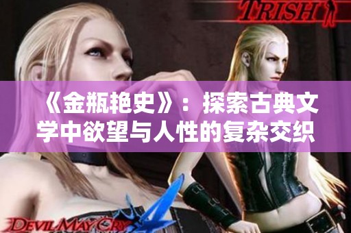 《金瓶艳史》：探索古典文学中欲望与人性的复杂交织之旅