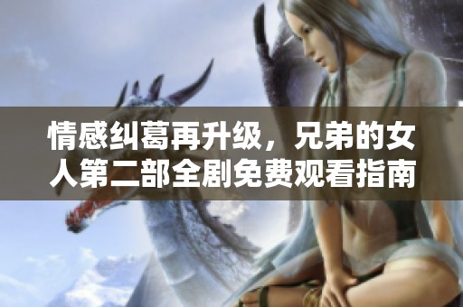 情感纠葛再升级，兄弟的女人第二部全剧免费观看指南