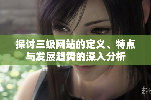 探讨三级网站的定义、特点与发展趋势的深入分析