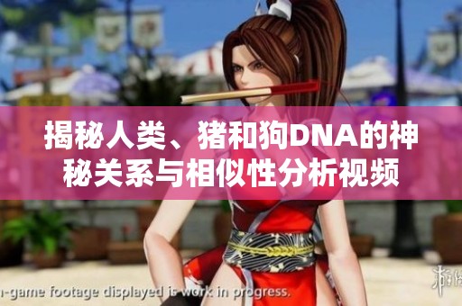 揭秘人类、猪和狗DNA的神秘关系与相似性分析视频