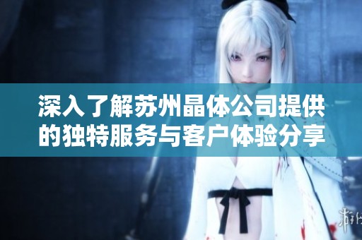 深入了解苏州晶体公司提供的独特服务与客户体验分享