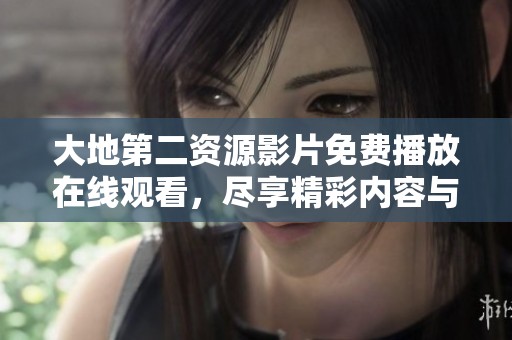 大地第二资源影片免费播放在线观看，尽享精彩内容与无尽乐趣