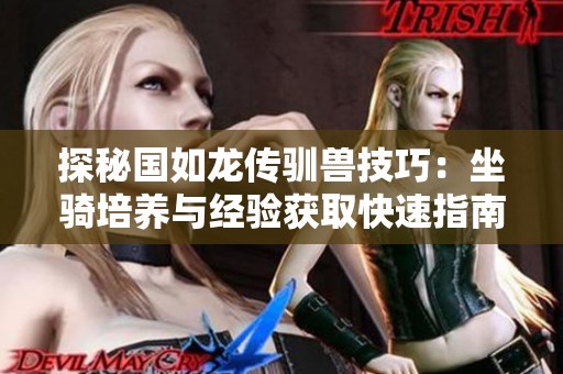 探秘国如龙传驯兽技巧：坐骑培养与经验获取快速指南