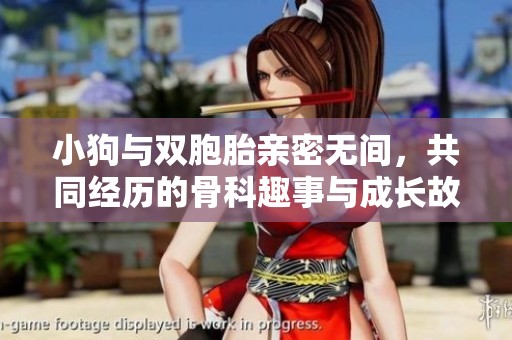 小狗与双胞胎亲密无间，共同经历的骨科趣事与成长故事
