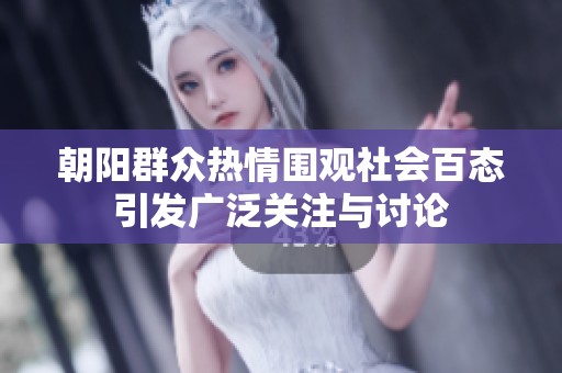 朝阳群众热情围观社会百态引发广泛关注与讨论