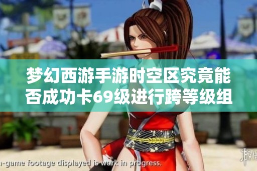 梦幻西游手游时空区究竟能否成功卡69级进行跨等级组队探秘