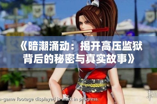 《暗潮涌动：揭开高压监狱背后的秘密与真实故事》