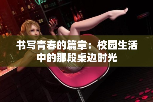 书写青春的篇章：校园生活中的那段桌边时光