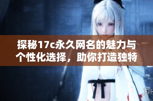 探秘17c永久网名的魅力与个性化选择，助你打造独特网络身份