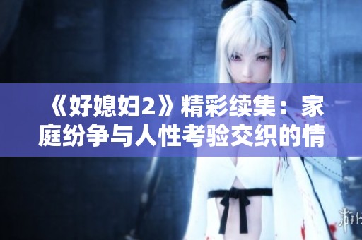 《好媳妇2》精彩续集：家庭纷争与人性考验交织的情感戏码