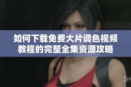 如何下载免费大片调色视频教程的完整全集资源攻略