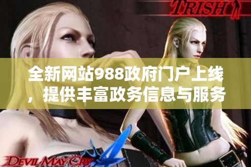 全新网站988政府门户上线，提供丰富政务信息与服务功能