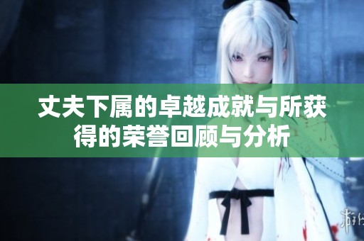 丈夫下属的卓越成就与所获得的荣誉回顾与分析