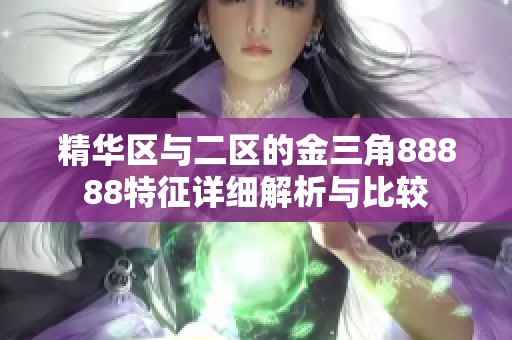 精华区与二区的金三角88888特征详细解析与比较
