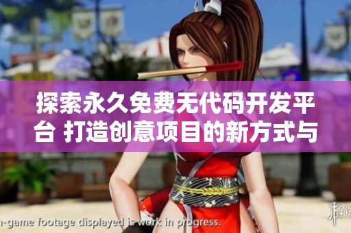 探索永久免费无代码开发平台 打造创意项目的新方式与可能性