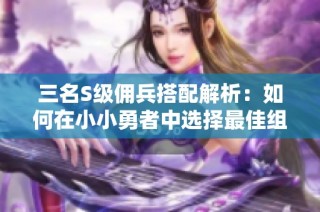 三名S级佣兵搭配解析：如何在小小勇者中选择最佳组合策略